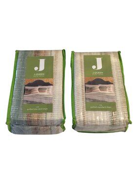 J. QUEEN New York LUNA GREEN Quilted Standard Sham Set of 2